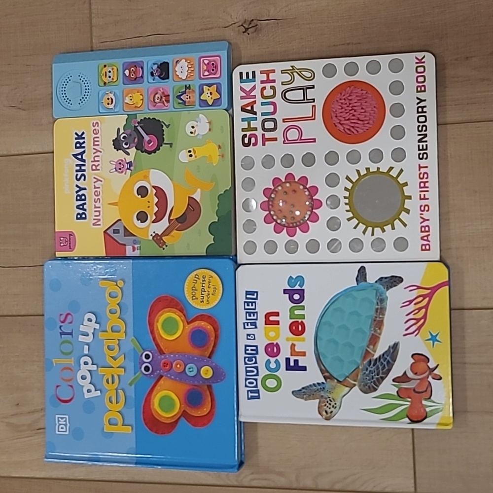 Pinkfong Baby Shark Nursery Rhymes, Colors Pop-Up Peekaboo! And More Books
